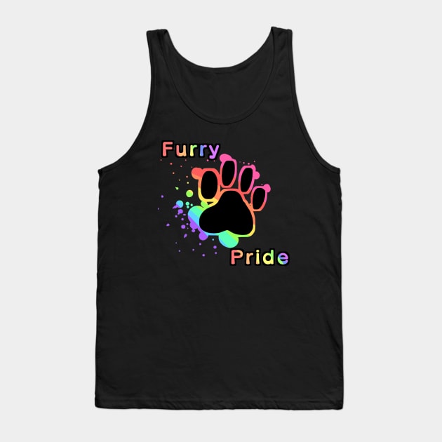 Furry Pride Print Tank Top by DDavis4600